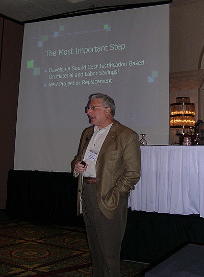 Equipment cost justification was discussed by Ivan Heit.