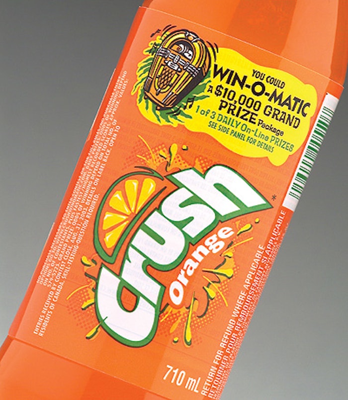 Labels propel Crush promotion | Healthcare Packaging