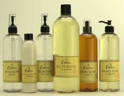 Household chemical category: gold to Twin City Bottle (Minneapolis, MN) and The Caldrea Co. for a bottle and closure for home ca