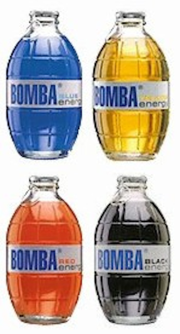 Bomba drink, bomblike bottle Healthcare Packaging
