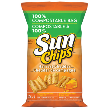 Frito Lay Canada is first with 100 compostable SunChips bag