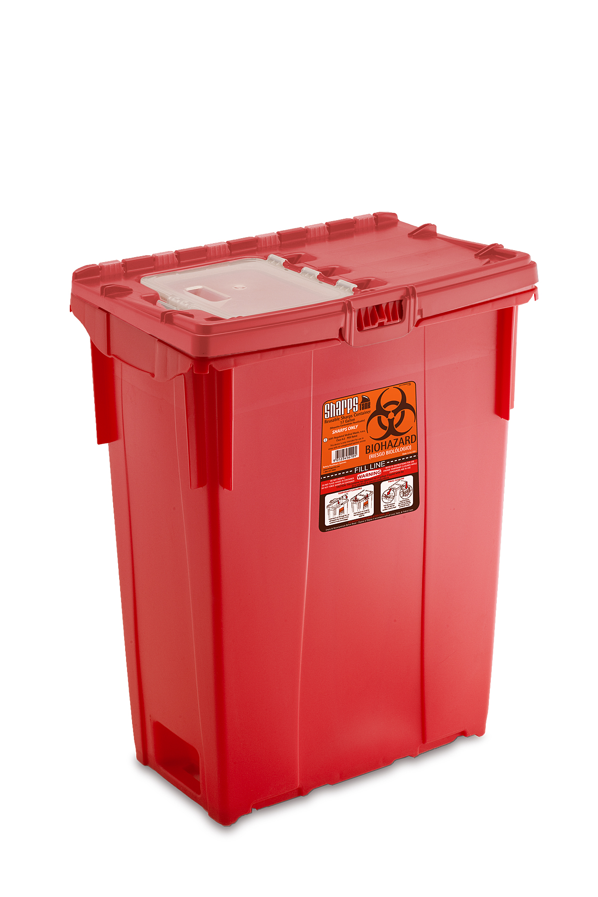 Rehrig Pacific Co. Reusable sharps container From Rehrig Pacific Co