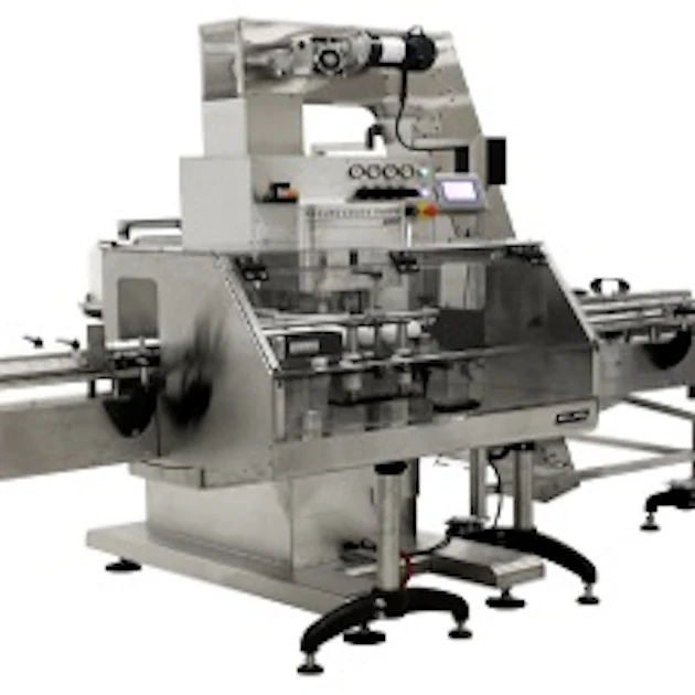 Capper Loader Inline secure chuck capper with feedscrew | Healthcare Packaging