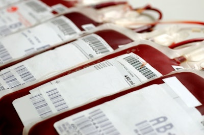 Blood bags istock