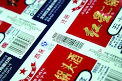 A preprinted pharmaceutical carton showing the GS1-128 bar code (on right, with 20 digits) required by China’s PIATS program is printed by RSI printheads using HP’s TIJ (thermal ink-jet) 2.5 cartridge technology. HP’s TIJ 2.5 can print at resolutions up to 600 dpi. RSI optimizes bar-code resolution and print-cartridge life using patent-pending Variable DPI and nozzle-flipping features. Hailong incorporated RSI’s HP-based printers into its track-and-trace system for PIATS.