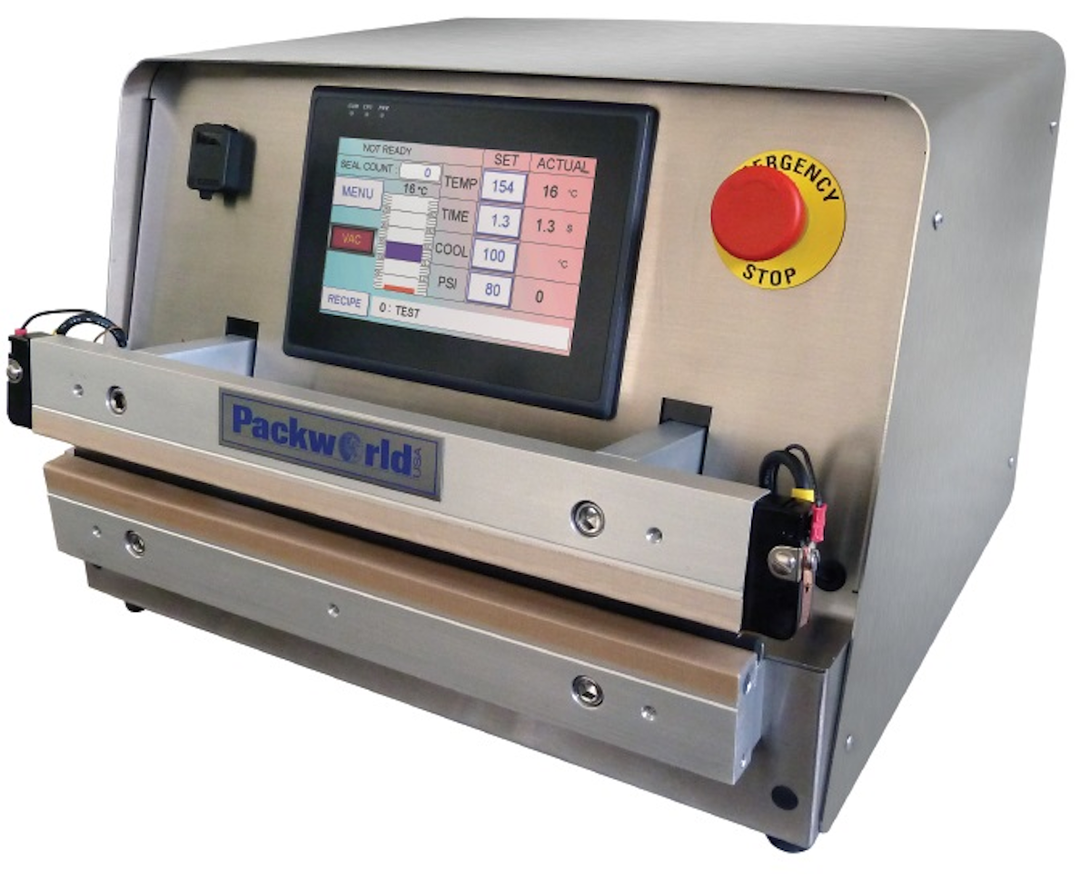 Packworld USA Touchscreen precision heat sealer Healthcare Packaging