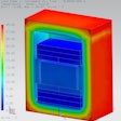 This image shows thermal variations throughout the entire shipping systems.