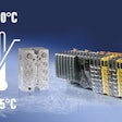 X20 and X67 modules function reliably at temperatures ranging from -25 to +60°C.