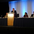 Left to right: Mark Lovell, Shire Pharmaceuticals; Bill Rambo, Panther Life Science Logistics; Arminda O. Montero, AbbVie Inc.; and Jack Rubarth, Gemalto Inc.