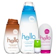 HELLO PRODUCTS. This photo shows packages of the company’s mouthwash, toothpaste, and breath spray, all introduced in early 2013.