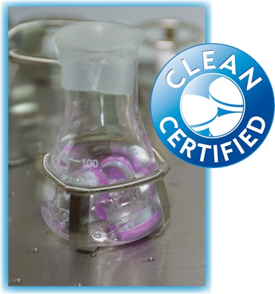 Specifically processed caps ensure controlled low content of bioburden before sterilization.