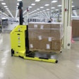 AGV styles. One function of the Forked Straddle AGV is to bring pallet loads of in-process or finished goods from 29 packaging lines.