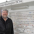 Healthcare Packaging Publisher Jim Chrzan near the Vietnam memorial in Washington, DC.