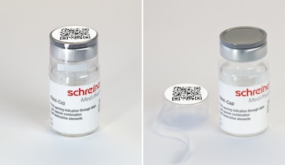 Flexi-Cap’s label and cap combination protects vials and bottles from counterfeiting.