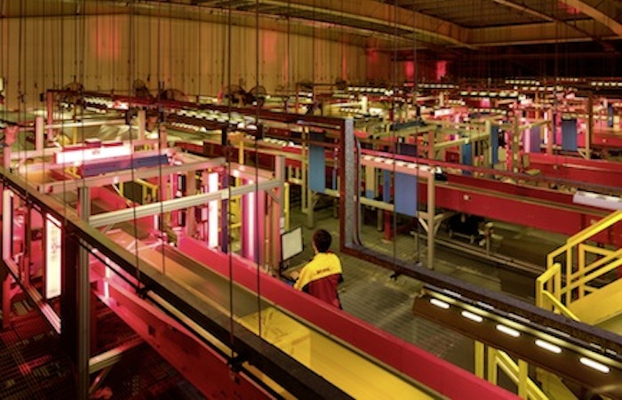 DHL parcel shipping.