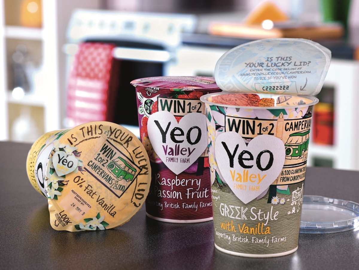 Lid provide differentiation for Yeo Valley's dairy products Healthcare Packaging