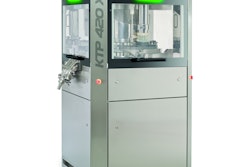 The freestanding KTP 420X compresses up to 360,000 tablets/hr.