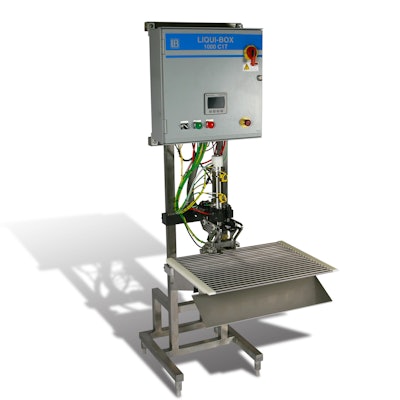 The Liqui-Box 1000 filling system incorporates the latest controls technology for reliable, low-cost operation.