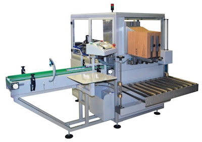 ECX-001 is a semi-automatic case packer with unit-level track-and-trace capabilities.
