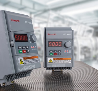 The EFC 3600 variable frequency drive offers energy-efficient process control.