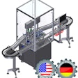 The EBF 102L processes containers of all sizes and shapes at speeds up to 2,700 units/hr.