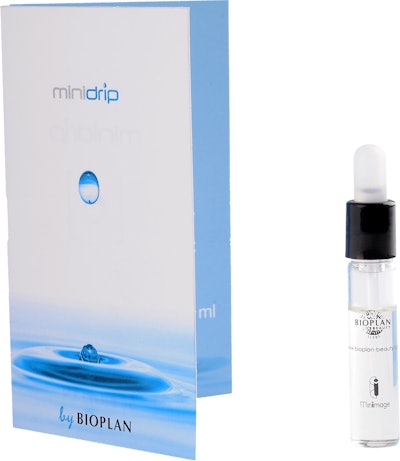 Minidrip provides precise dosage for serums and essential oils.