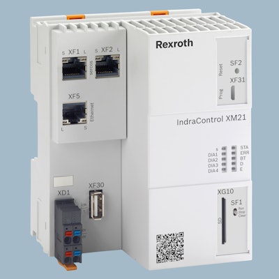 Bosch Rexroth’s IndraControl XM21/22 programmable logic controller
