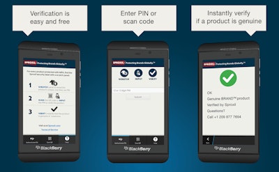 With Mobile Product Authentication, smartphone users can verify products and avoid counterfeits.