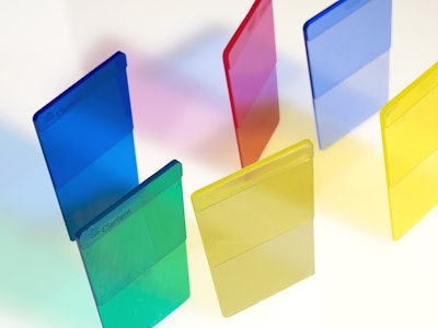 New opaque and transparent colors have been added to the Mevopur polycarbonate ISO/USP range.