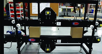 A compression conveyor offers smooth operation for precise coding and marking.
