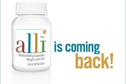 Weight-loss product returns to retail markets in tamper-evident packaging.