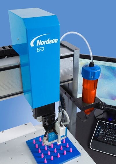 Nordson EFD's automated fluid dispensing system