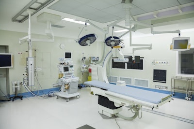 Medical devices within an operating room.