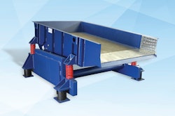 Heavy-duty vibratory feeders feature adjustable material flow and variable or fixed flow rate.