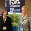 PHARMALINK 2015. Ellen Morrison, Assistant Commissioner, FDA (left), and Marla Phillips, Director, Xavier Health, welcomed 185 attendees on the first day of the event.