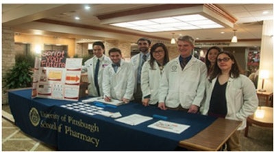 This photo shows the University of Pittsburgh School of Pharmacy team.