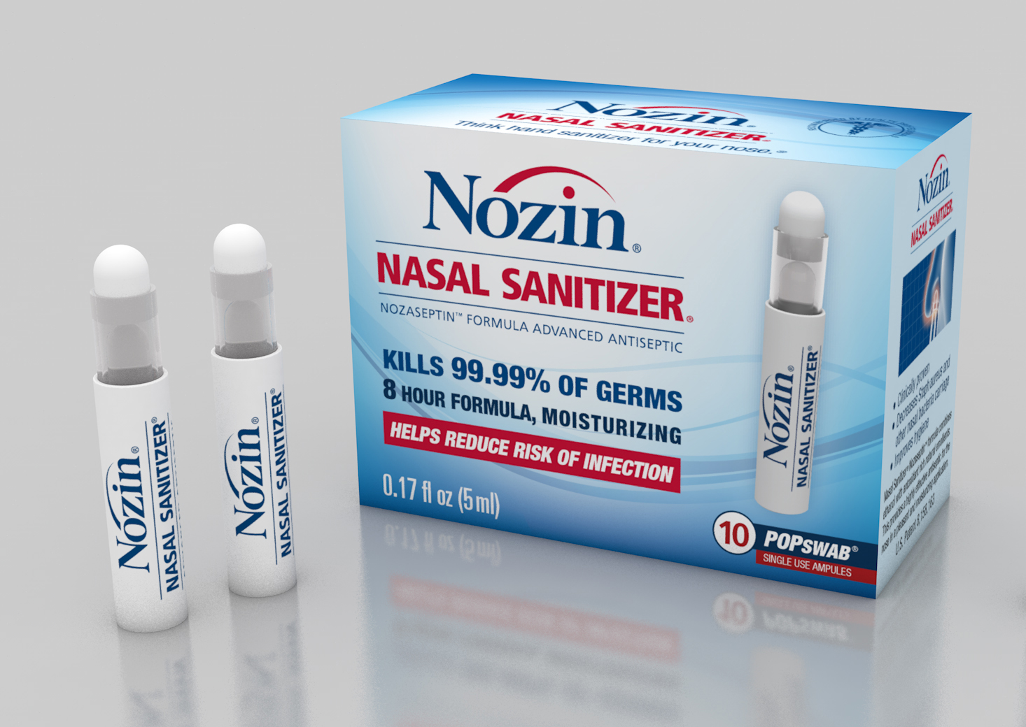 Global Life Technologies and James Alexander bring Nozin nasal sanitizer to market to reduce the risk of the spread of infection