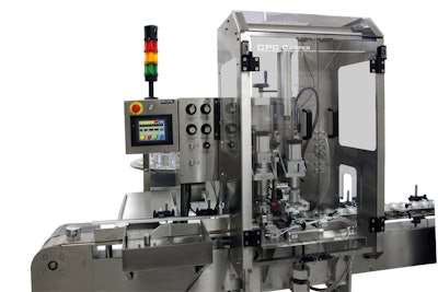 CPC Capper is a versatile automatic capping machine that reaches speeds up to 60 cpm.