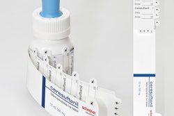 Pharma-Comb labels have detachable parts for easy documentation and tracking.