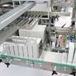 VP 453 processes folding boxes in trays with top-fitted fully enclosing lids.