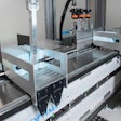 A high-speed stacker processes up to 1,600 units/min.