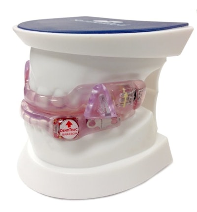 Braebon's DentiTrac® is an integrated wearable micro-recorder and web cloud portal combination for the objective measurement of oral appliance compliance measurement for sleep apnea.