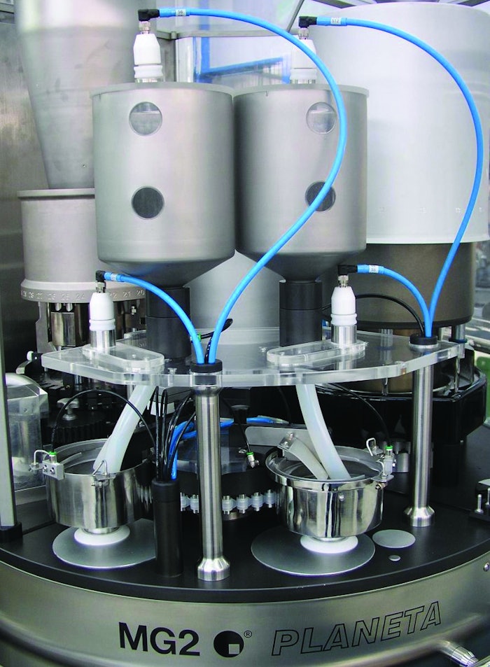 Machine’s in-process weight control system and tablet feeder provide ‘radical change’ to the company’s capsule production.