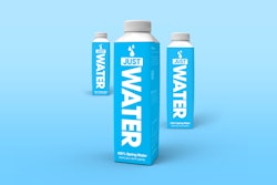 Spring water company JUST Beverages selects a hybrid package that offers the environmental benefits of a paper carton along with the functionality of a plastic bottle.