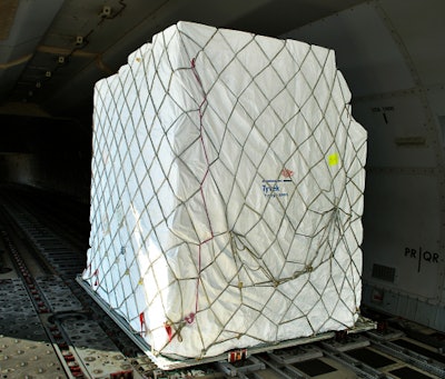 Tyvek cargo covers protect pharmaceuticals from high temperatures and airborne contamination.