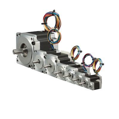 PMX stepper motors offer a broader range of frame sizes.