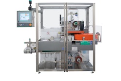 Cartoning machine MA 352 and the MF 910 Mini wrapper/overwrapper together create a combi unit.