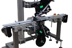 Simple, economical top-and-bottom labeling system provides consistent accuracy.