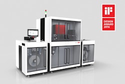 The award-winning Hapa 862, modular, CMYK / spot color, UV DOD inkjet printing system for roll-fed materials.