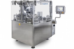 Next generation continuous-motion machine produces up to 200,000 capsules/hr.
